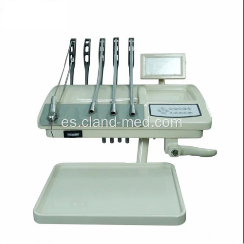 Unidad de silla dental portátil de electricidad clínica